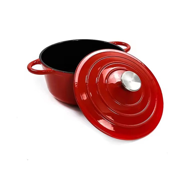 household round enamel pot cast iron pot nonstick cast iron pot