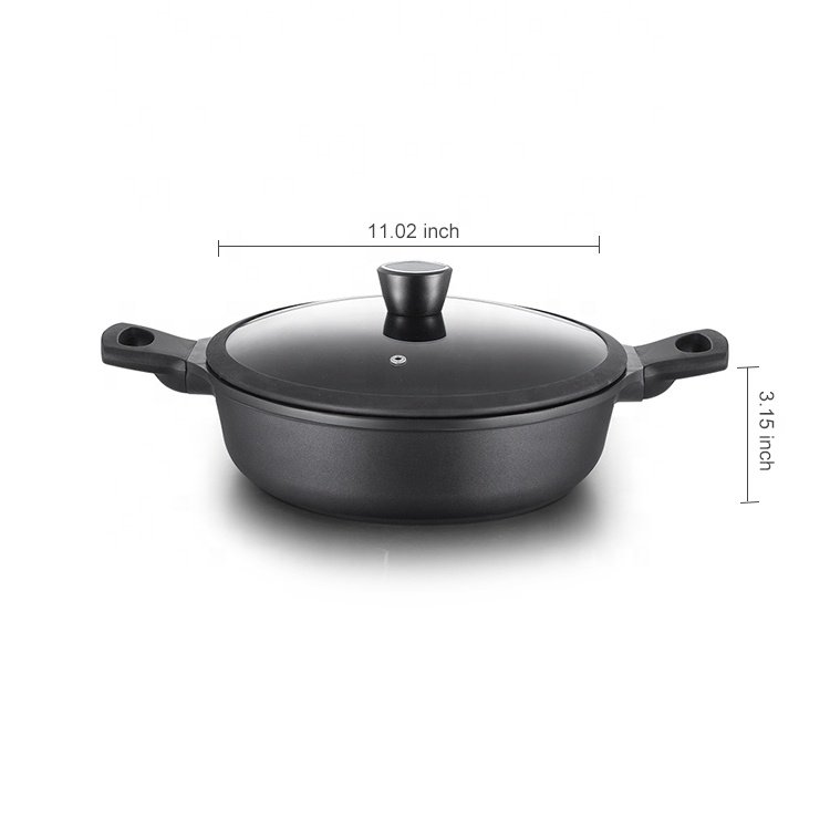 High Durability Nonstick Coating Induction Kitchen Aluminum Cooking Cookware Sets 10 Pcs Pots And Pans Set