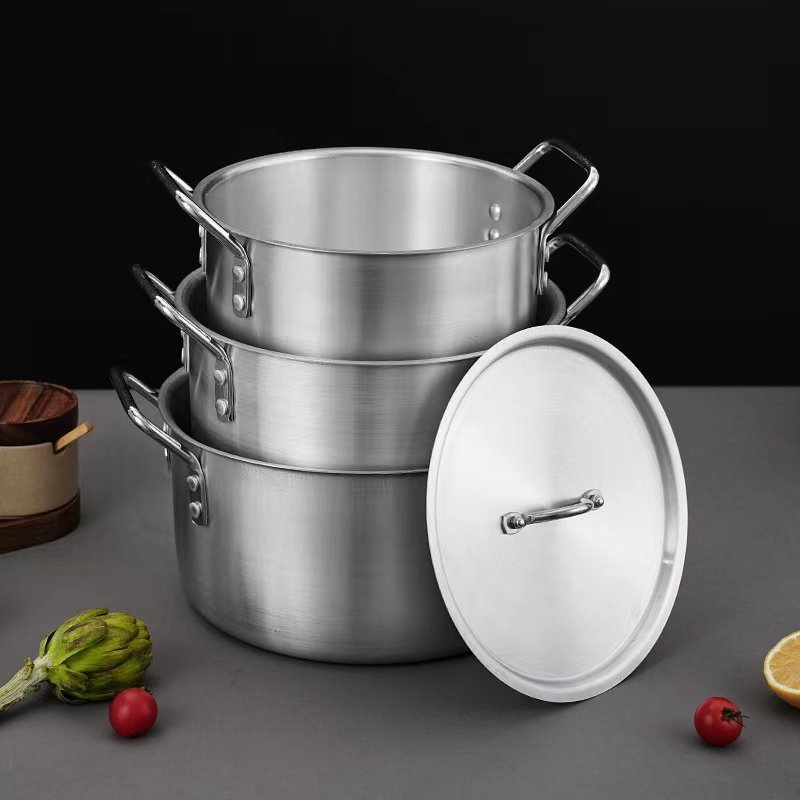 Ready Ship Stock Bohemian Detachable Handle Cookware Set 7 pieces aluminium Soup Pot Cookware Sets