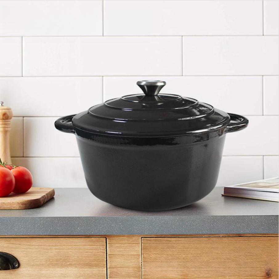 Export Cast Iron Non Stick Ceramic Cookware Set Kitchen Cookware Sets Pot Set Nonstick Dishwasher Safe Soup Pot With Lid