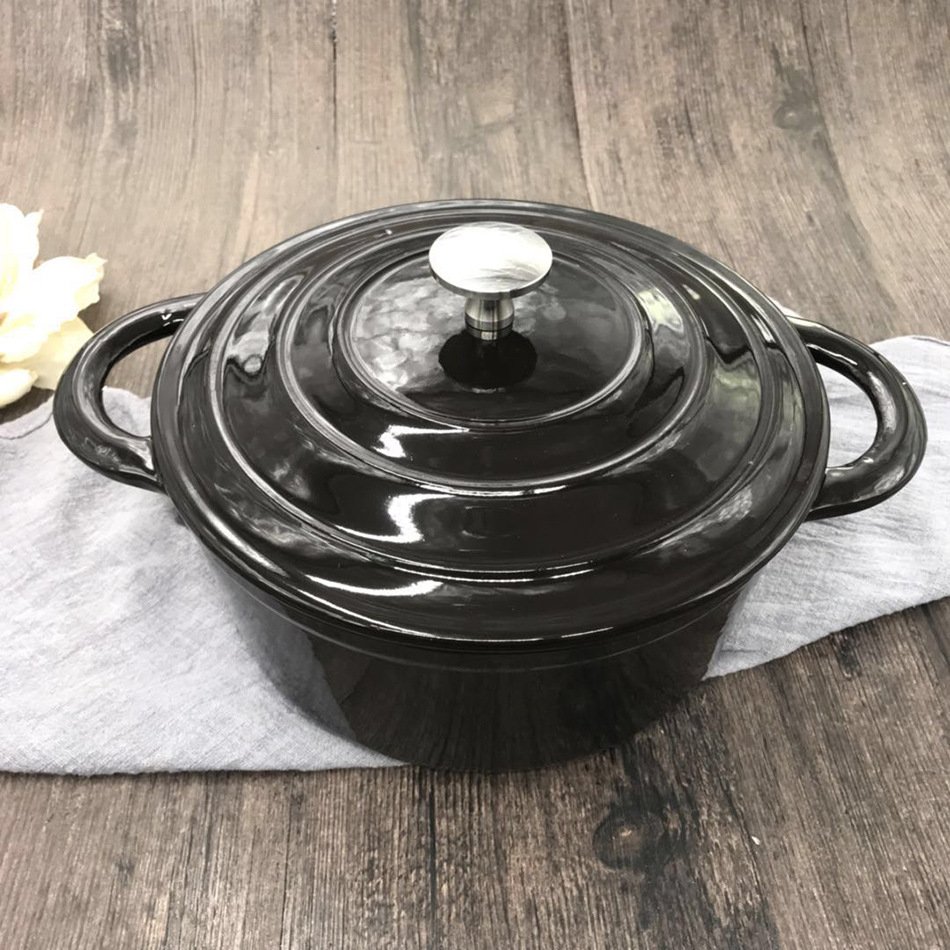 Export Cast Iron Non Stick Ceramic Cookware Set Kitchen Cookware Sets Pot Set Nonstick Dishwasher Safe Soup Pot With Lid