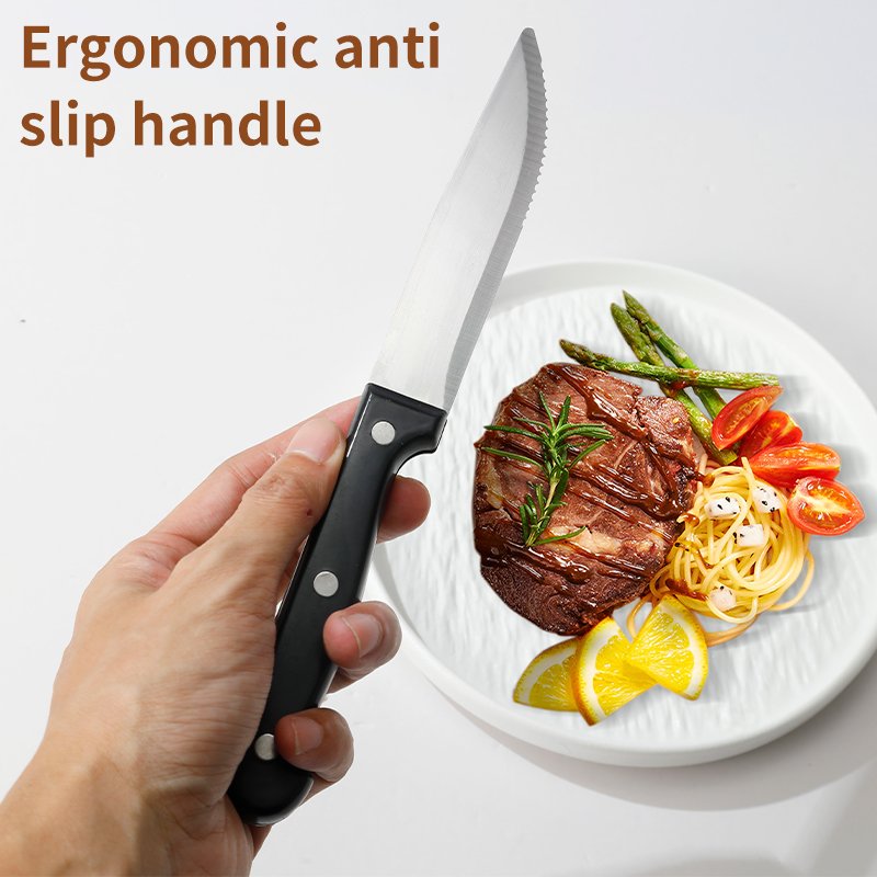 6 piece steak knife set PP handle