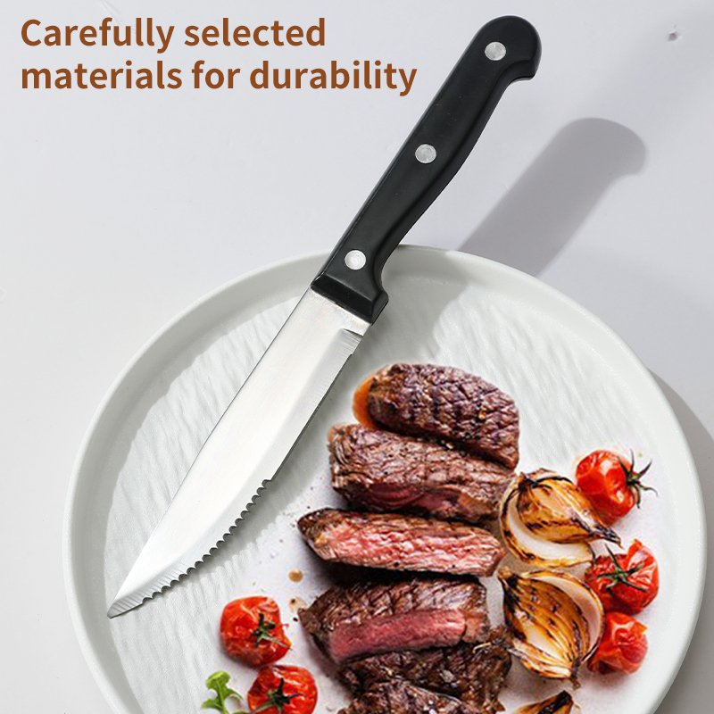 6 piece steak knife set PP handle