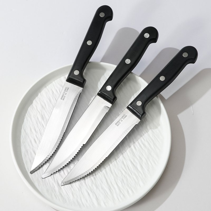 6 piece steak knife set PP handle