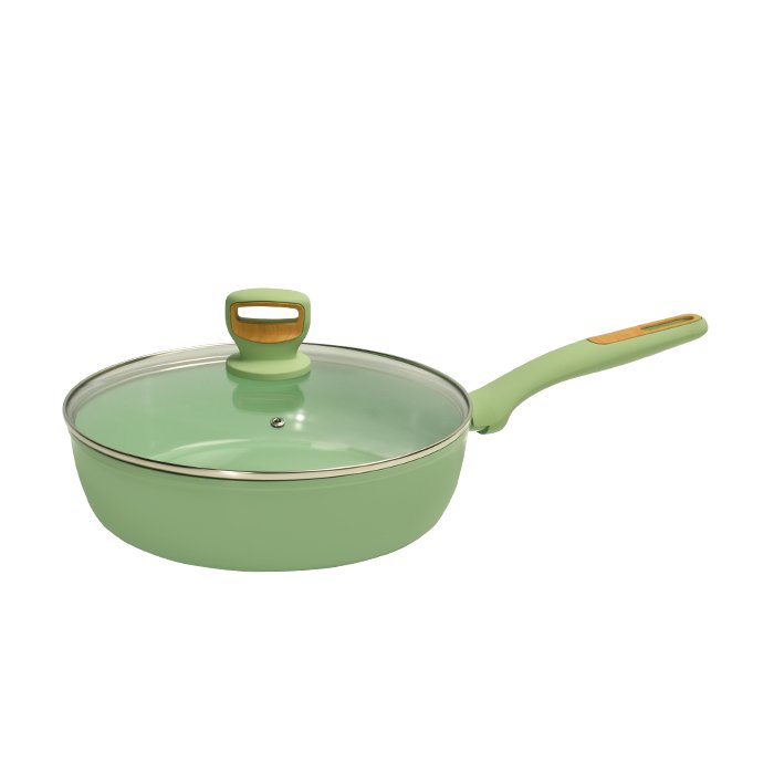 Custom Nonstick ceramic coating Aluminium Induction Bottom cooking pots pans cookware sets