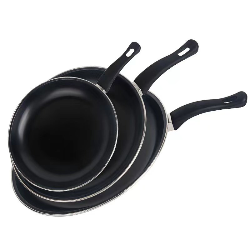 Stocked 3pcs non-stick pot Cooking Pot Set Non-Stick Cookware Granite Bohemian Cookware-Set