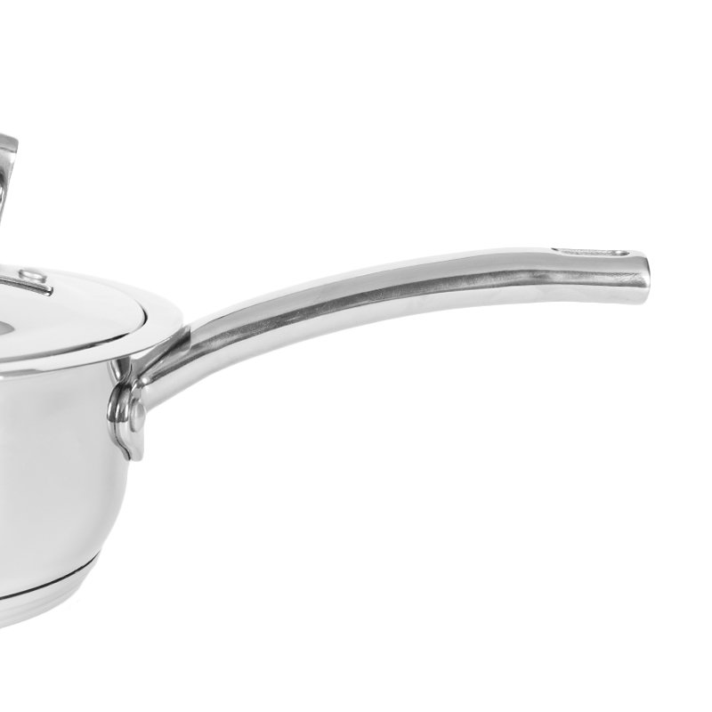 4 pieces home cooking 304 stainless steel cookware set frying pan sauce pot soup pan kitchen