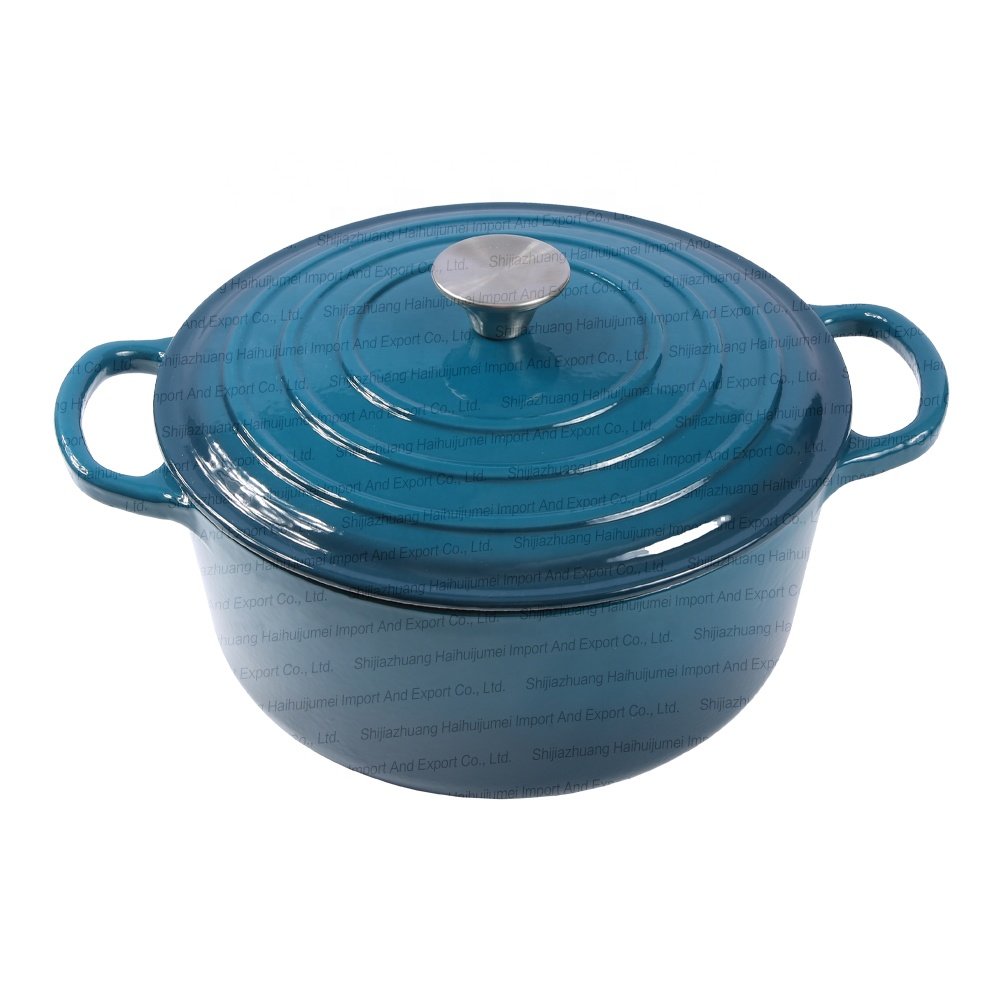 High Quality Pots And Pans Nonstick Enamel Cast Iron Soup & Stock Pots Cookware Set