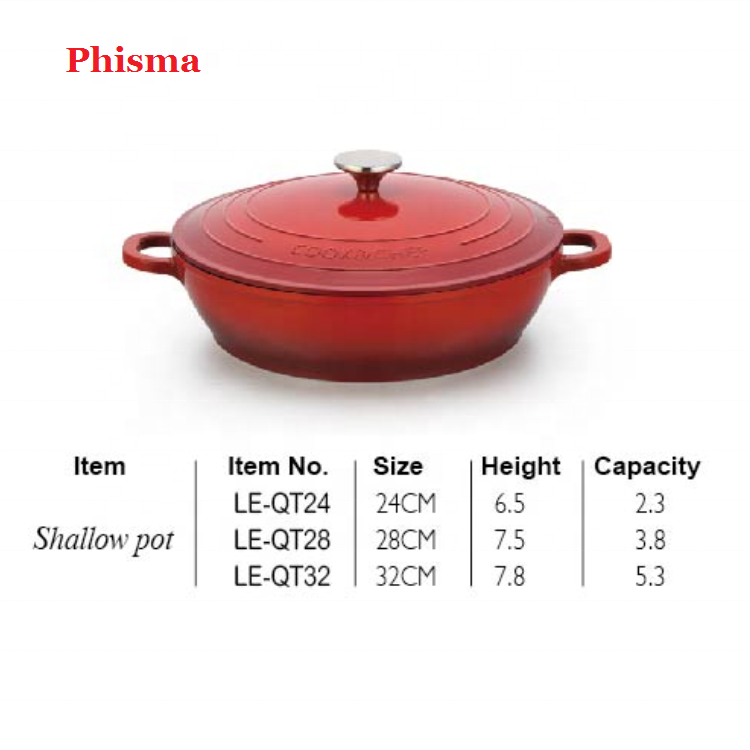 Phisma Top Selling Ceramic Coating Induction 17pcs Die-cast Aluminum Cookware Sets