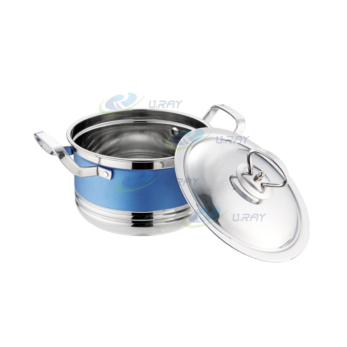 New arrival brand new hot pot 4pcs stainless steel casserole cookware set casserole cooking pot and dishes