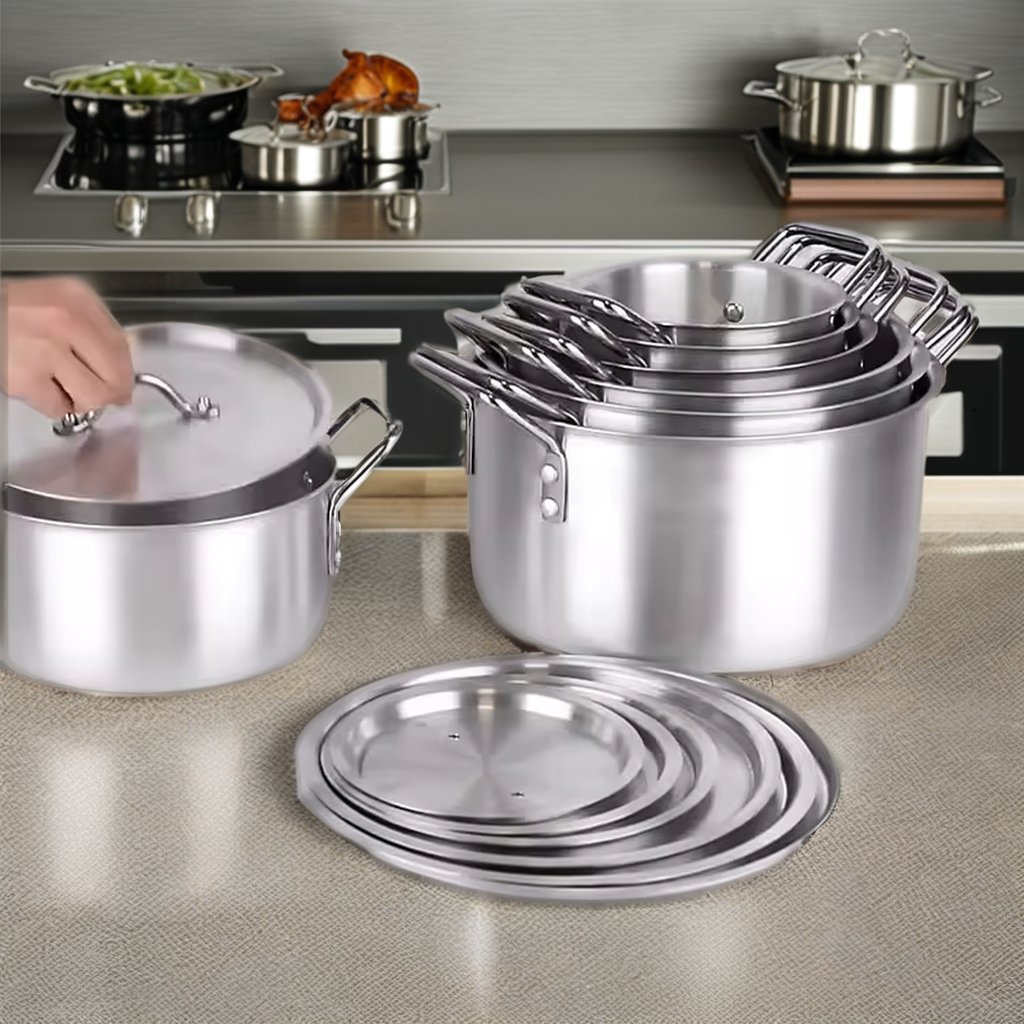 14pcs aluminum cookware set kitchen ware pot set juego de ollas induction cooking soup pots casseroles