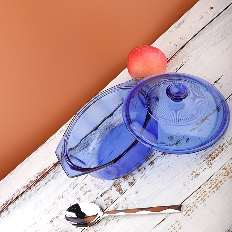 Hot Selling Kitchen Housewares Borosilicate Glass Kitchen Pots Cookware Sets Pans For Party Use
