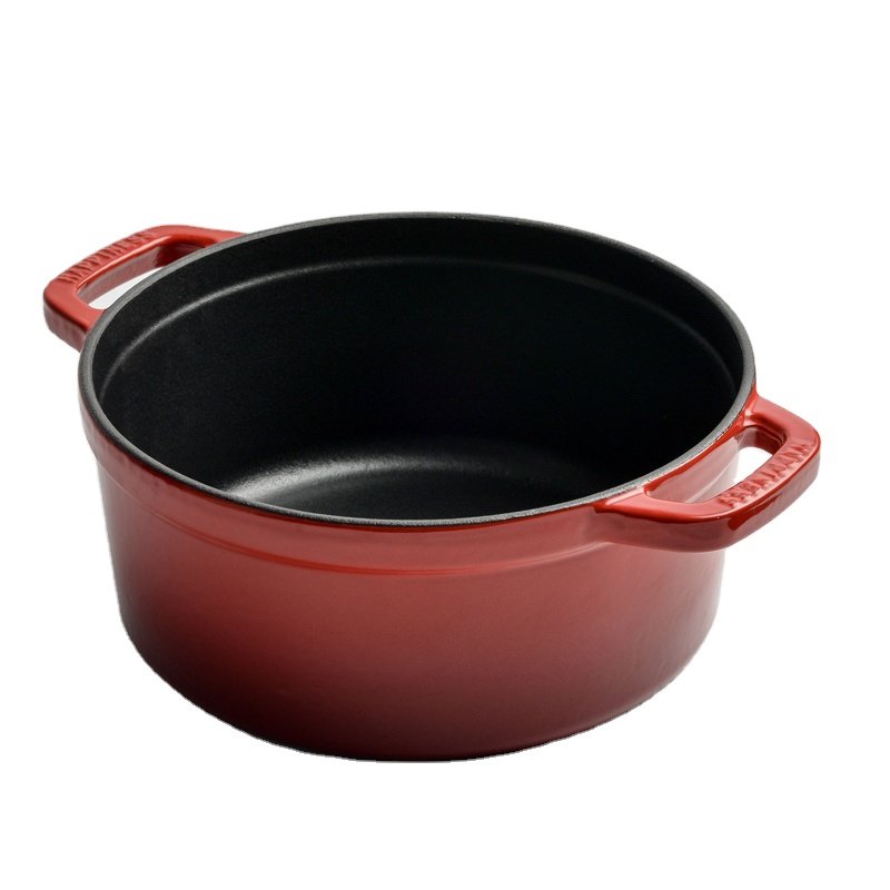 18/20/22/24/26cm Hot Sale Cast Iron Cookware Cooking Pot Dutch Oven Cookware Set Cast Iron Enamel Cookware Pot