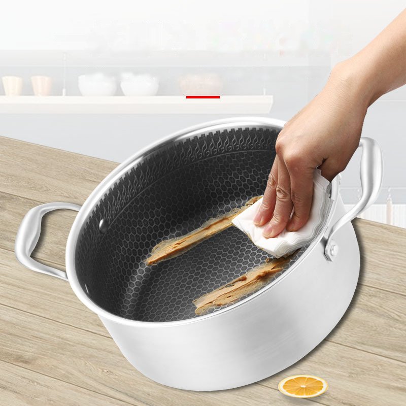 Multi-function Custom 3 Pieces Cooking Pot Set Kitchen Cookware Pots Stainless Steel Cookware Set