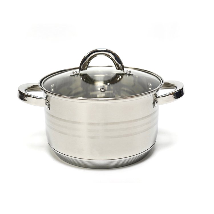 Multifunctional Belly Shaped Casserole 10 Piece Cookware Set Pot For Cooking Induction Cookers