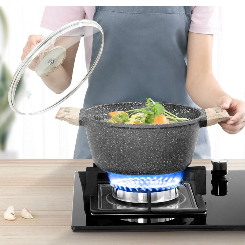 Manufacturer top sell high quality gas induction aluminum Soup Pot Stew Pot