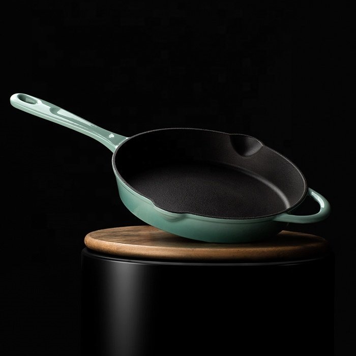 Foodie 5 Pieces Kitchen Nonstick Enamel Coating Cast Iron Cookware Sets
