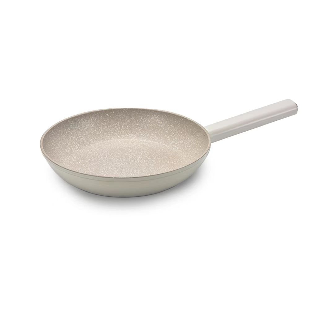 Newest Custom Cast Aluminum Cookware Sets Aluminum Cookware Set Kitchen Pots Forged Aluminum Beige With Black Cookware Sets