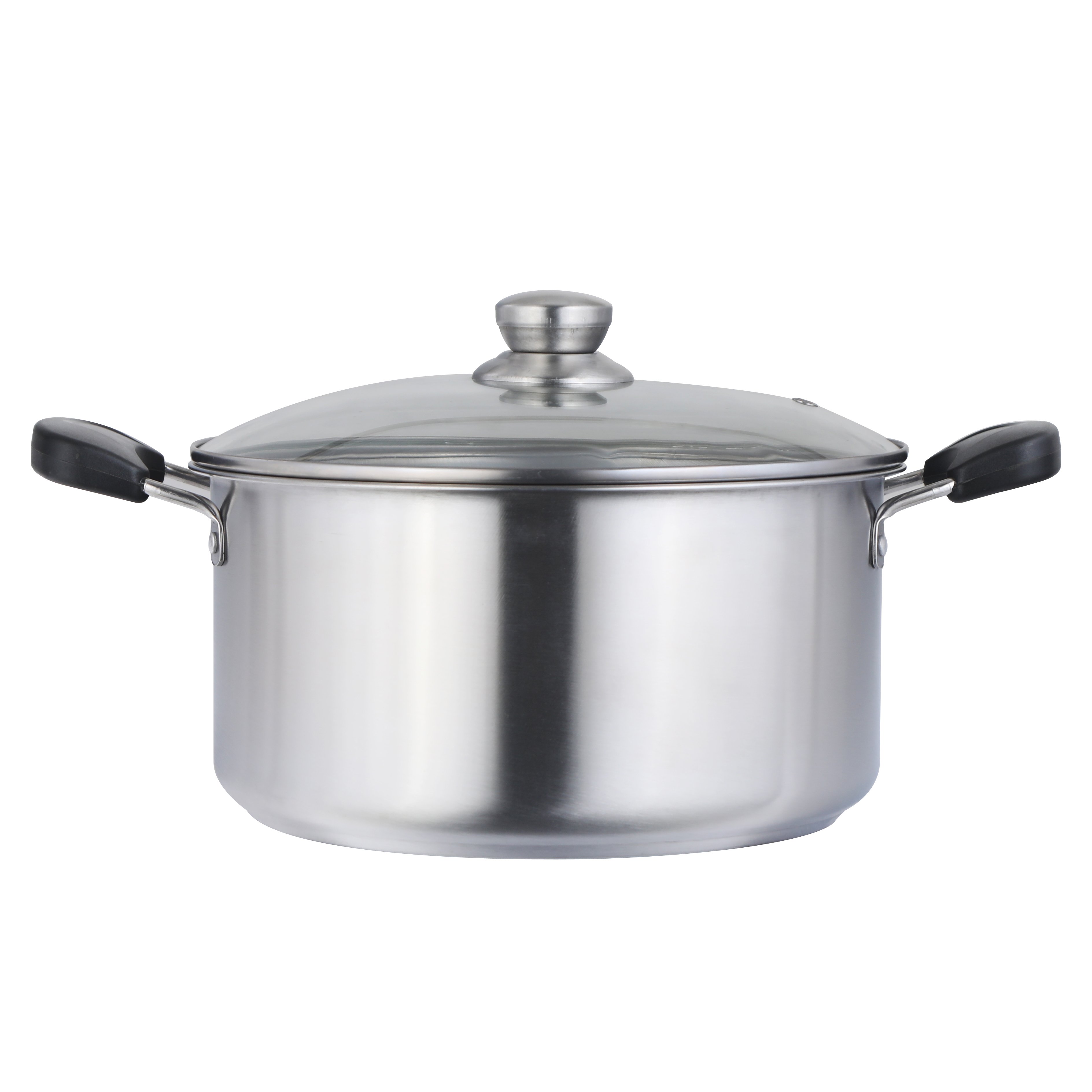 Kitchen Saucepan Cookware Sets Cooking Pots Stainless Steel Soup Pot Sauce Stock Pot for Induction Gas