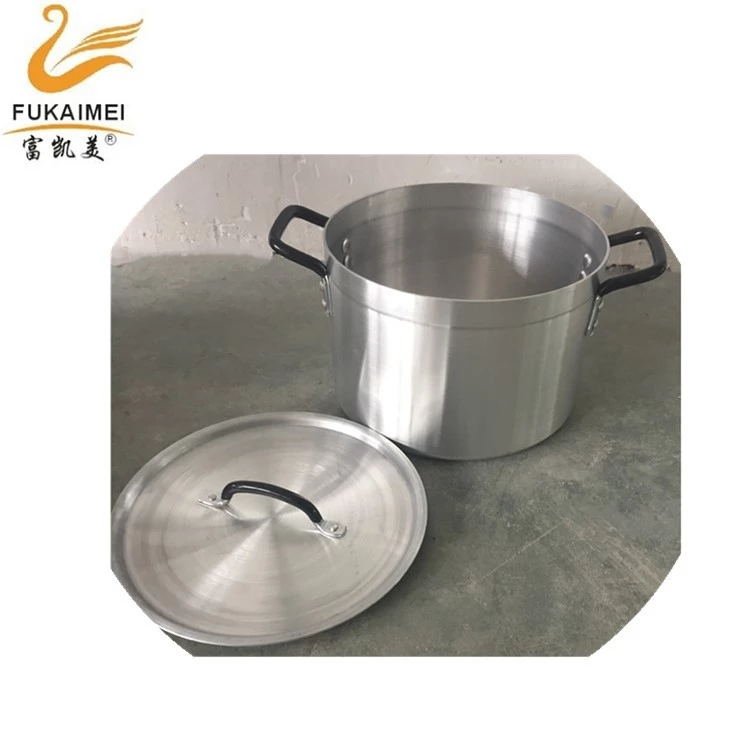 4PCS Africa Hot Selling ALUMINUM COOKING POT 24/27/30/33CM ALUMINUM COOKWARE SET Satin Finished Casserole