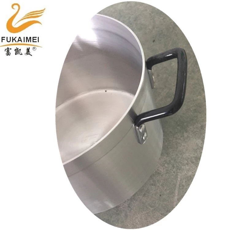 4PCS Africa Hot Selling ALUMINUM COOKING POT 24/27/30/33CM ALUMINUM COOKWARE SET Satin Finished Casserole
