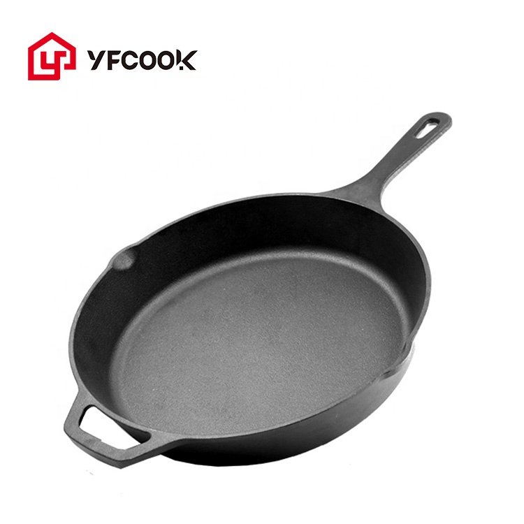 Pre-Seasoned Outdoor Cookware Pots and Pans 7 Piece Heavy Duty Cast Iron Dutch Oven Camping Cookware Set