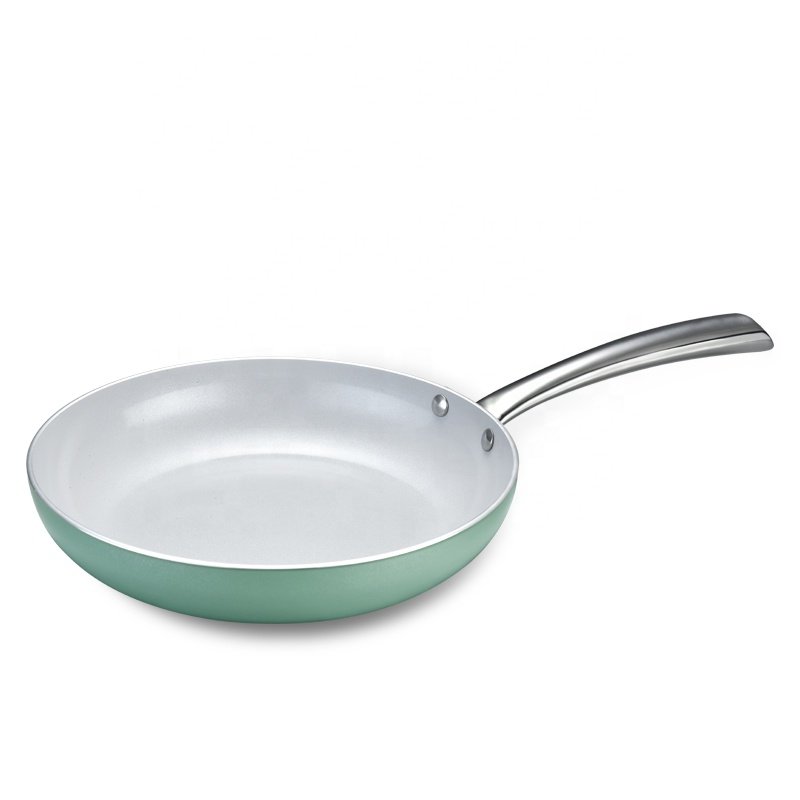 New design 7pcs non stick cookware ceramic coating set with metal lid as gift cookware set for promotion