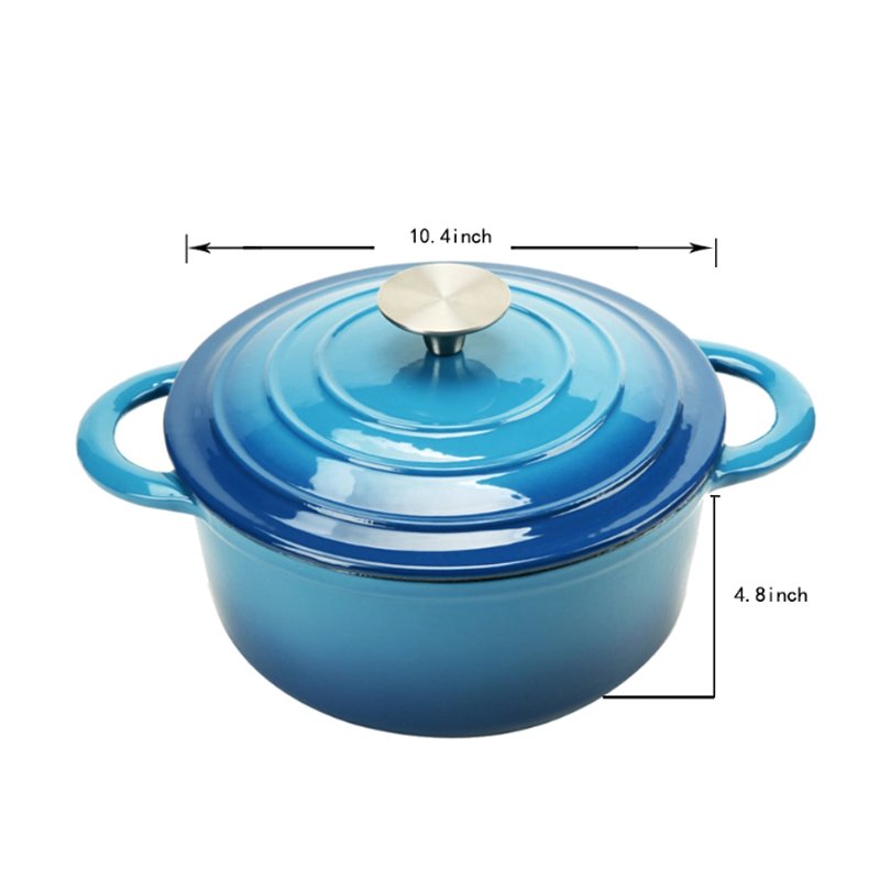 Favorable price new design customized pretty enameled cast iron cookware set