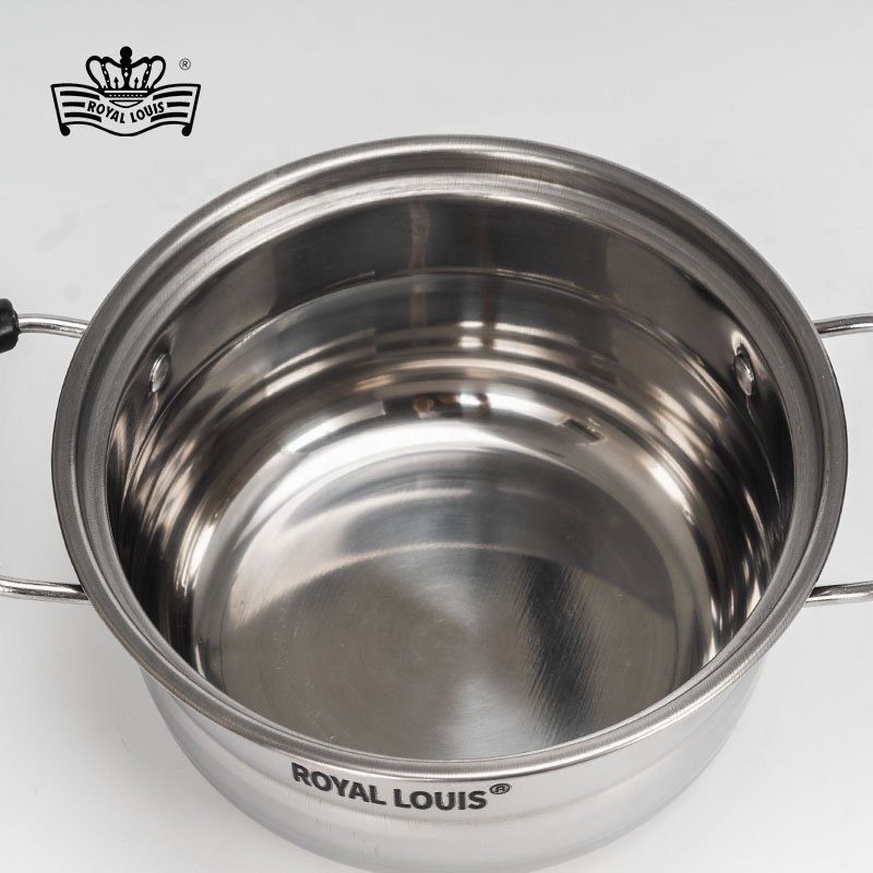 ROYAL LOUIS 10 Pcs Hot Selling Cooking Pot Set Cheaper Price Stainless Steel Cookware Sets Soup Pot Gift Kitchen Ware