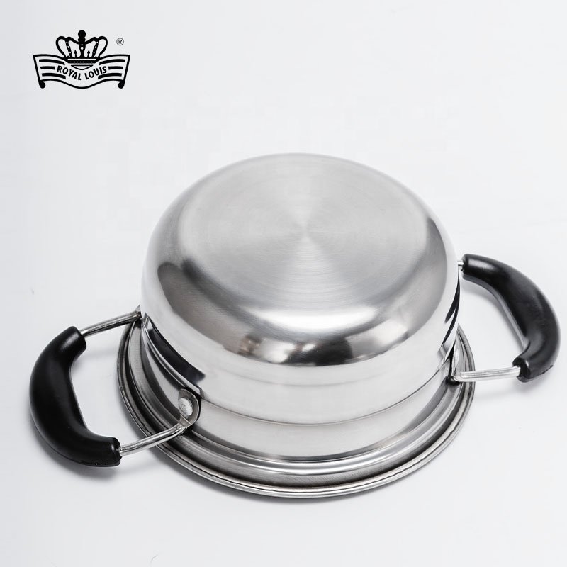 ROYAL LOUIS 10 Pcs Hot Selling Cooking Pot Set Cheaper Price Stainless Steel Cookware Sets Soup Pot Gift Kitchen Ware