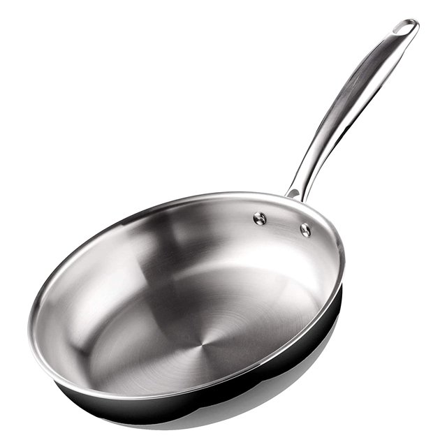 7 pieces Tri-Ply clad stainless steel cookware set for kitchenware