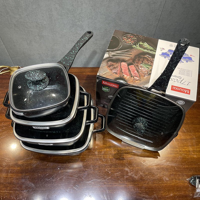 High Quality Die Cast Aluminum Non Stick Cooking Pots Kitchen Cookware Set Non-stick Cookware Sets
