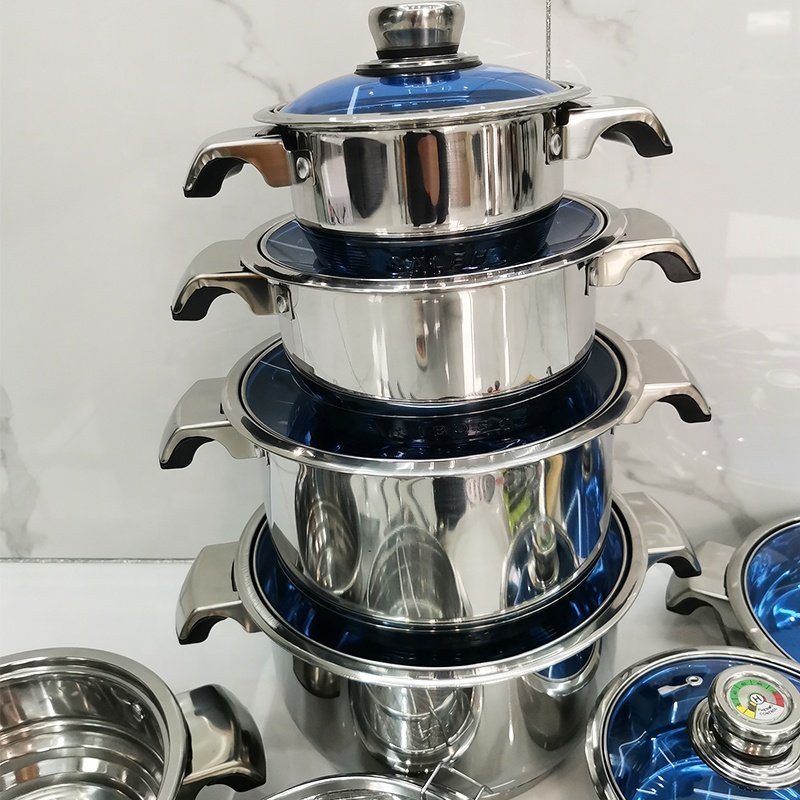 30PCSpcs Stainless Steel Cookware Set Pot And Pan Cooking Pots Cookware Set With Kitchen Tool