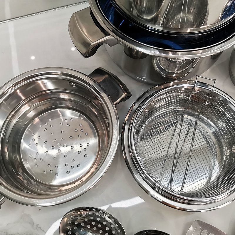 30PCSpcs Stainless Steel Cookware Set Pot And Pan Cooking Pots Cookware Set With Kitchen Tool