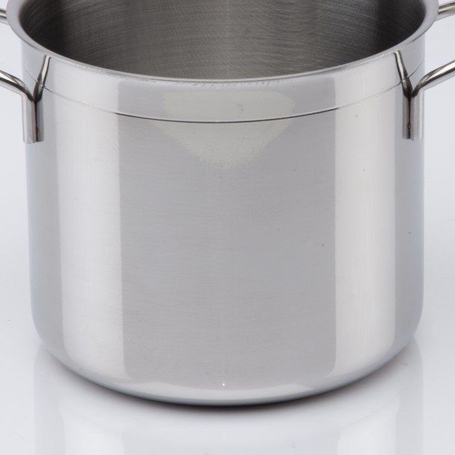 Classic 18 cm Horeca Pot 1-Ply Stainless Steel Kitchen Gadgets Side-Handles Grill Salad Garlic Pans New Cooking Sets Induction