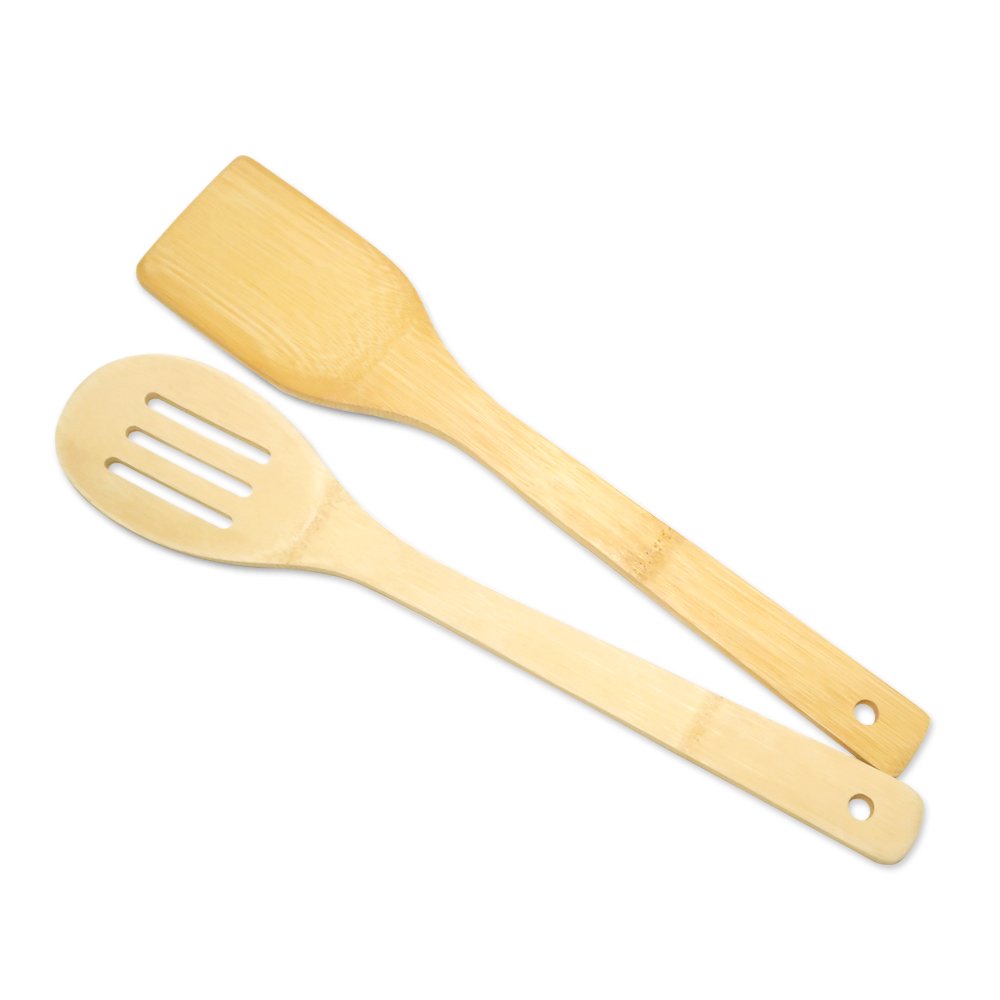 100% natural Bamboo Wooden Kitchen Accessories Tableware Utensils Dinnerware Set