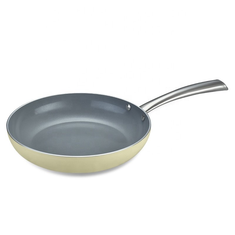 High quality hot sale 7pcs nonstick ceramic coating cookware set with aluminum lid