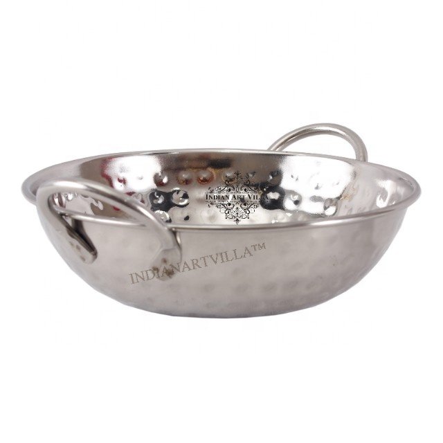 Handcrafted Kadai In Cookware Set At Wholesale Price Steel Hammered Design With Round Handle Supplier & Manufacturer From India
