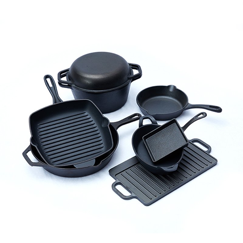 Debien hot sale kitchen cooking set cookware fry pan nonstick set round skillet