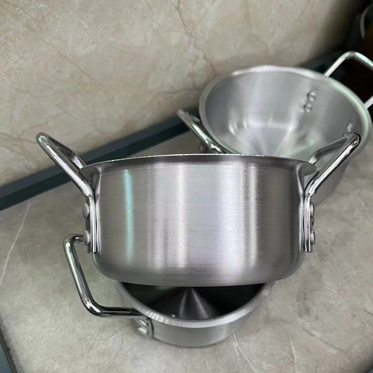 TIANKANG factory 14pcs aluminum cookware set kitchen ware pot set juego de ollas induction cooking soup pots casseroles