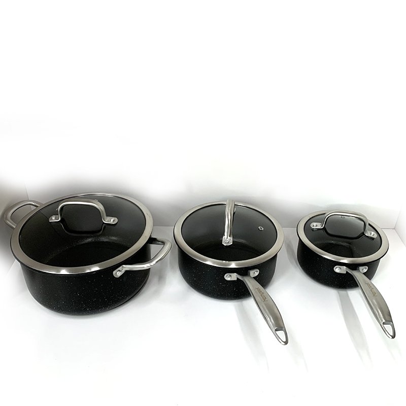 Colorful 13 pcs non stick cookware set with high quality kitchen tools