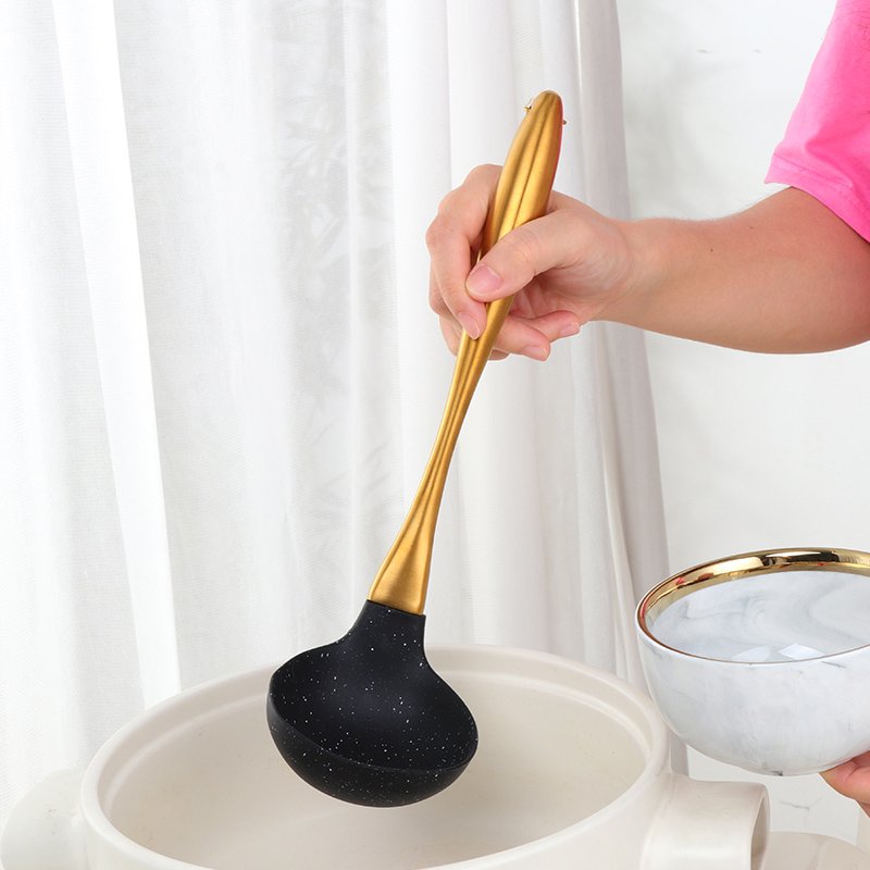 Kitchenware Set Stainless Steel ladle spoon Cookware set Silicone Kitchen Utensil