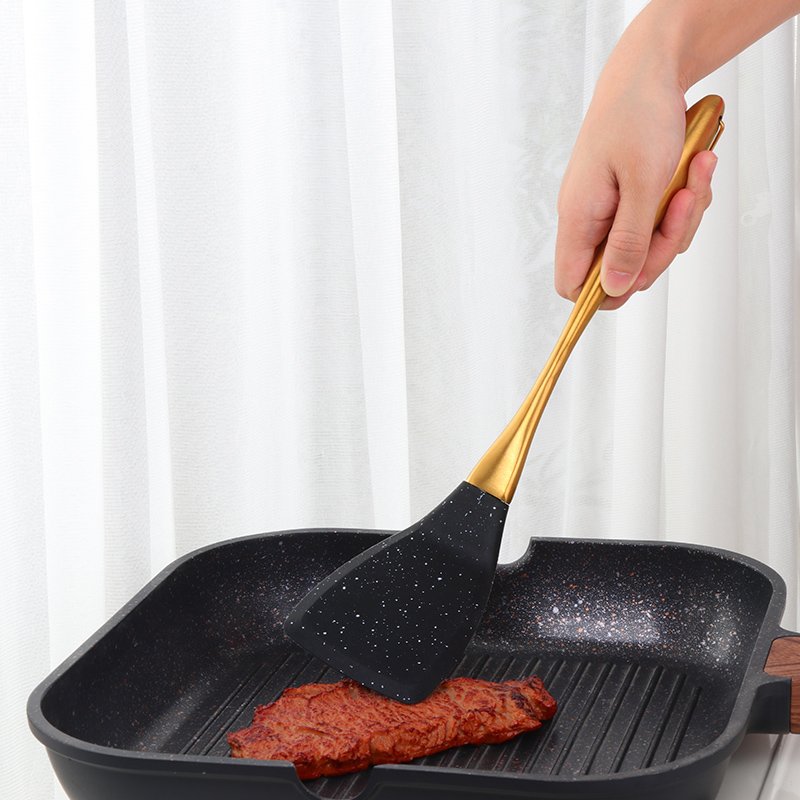Kitchenware Set Stainless Steel ladle spoon Cookware set Silicone Kitchen Utensil