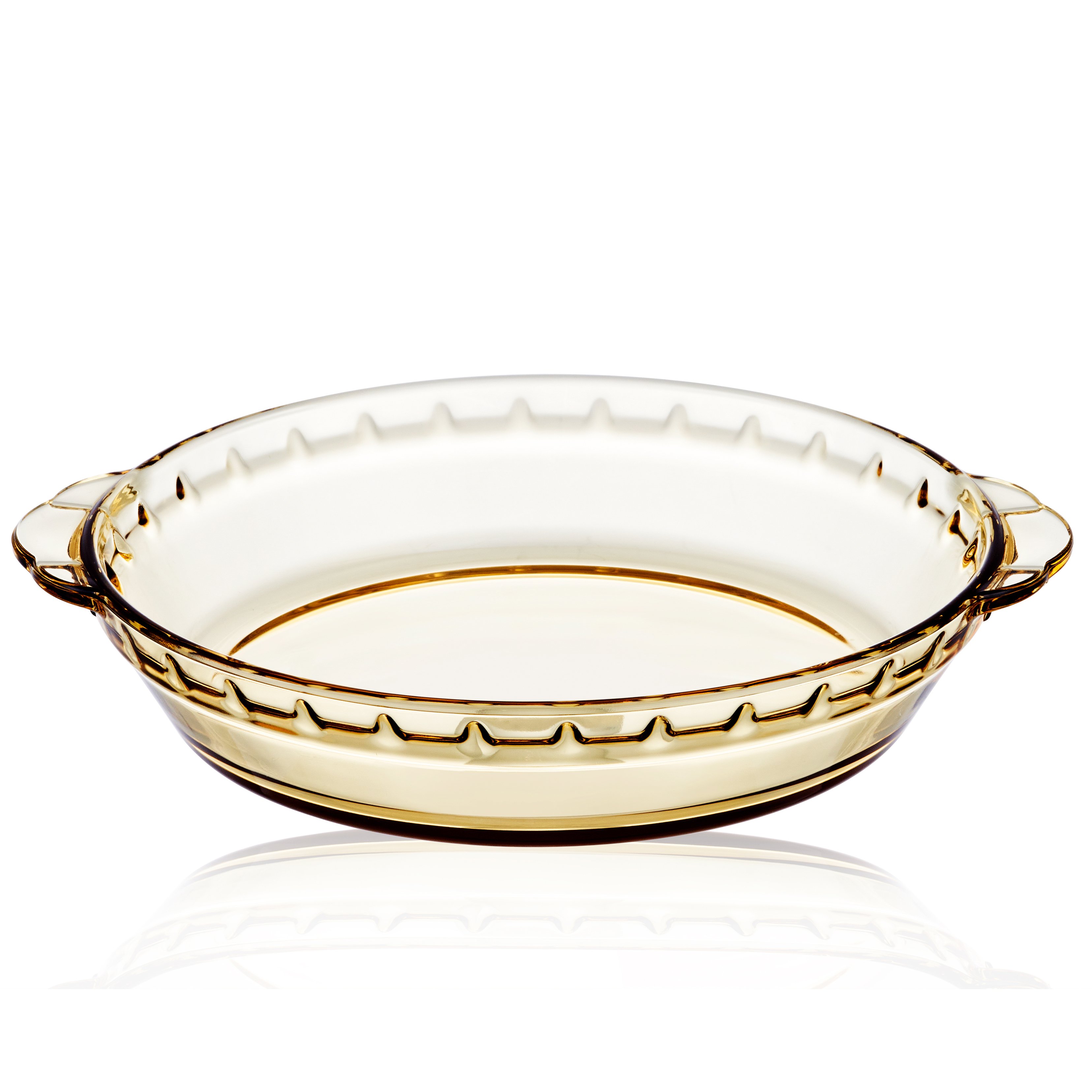 LINUO New Design Baking Dishes & Pans Amber Color Pie Pan Cookware Sets Pan Sets