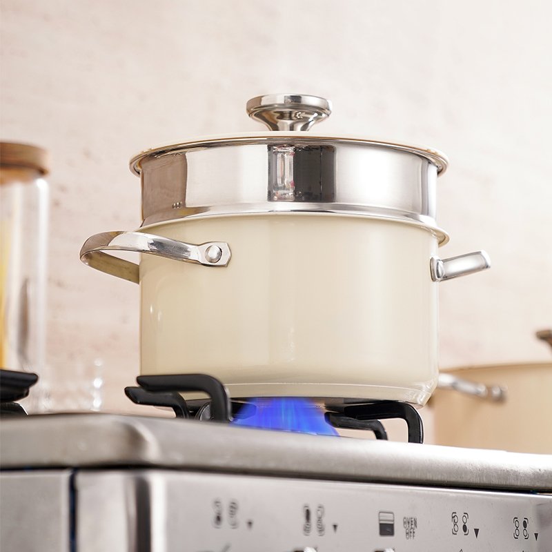 FTS cooking pot set multipurpose stock non stick stainless steel kitchenware high quality kichen nonstick cookware sets