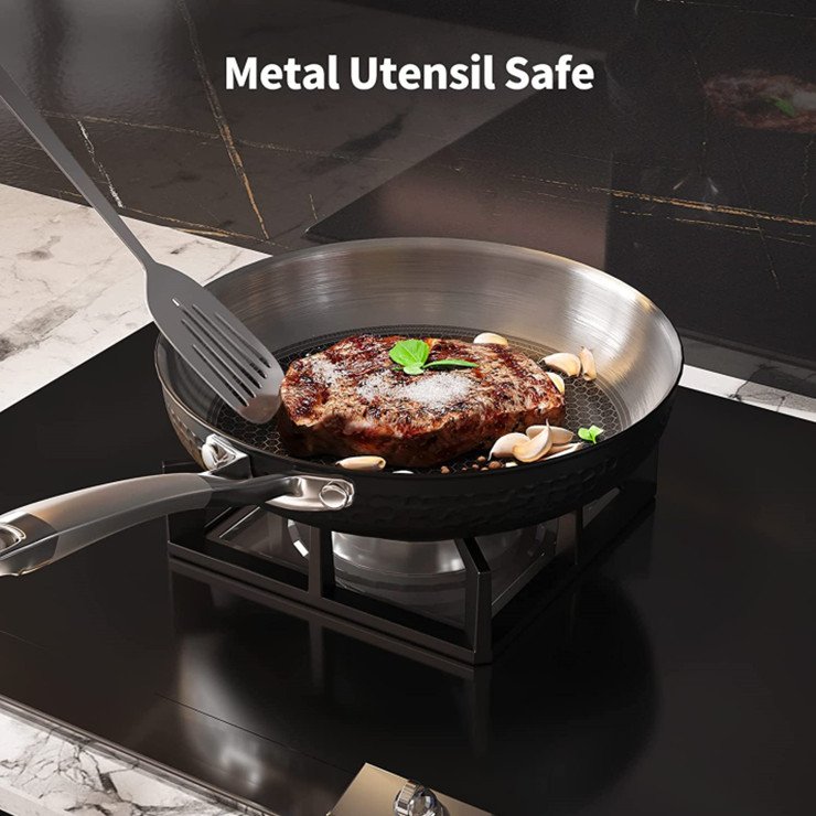 Stainless steel cookware 16/18/20/24cm straight shape 7 pcs cookware set