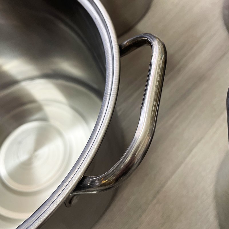 8 Pcs Stainless Steel Cookware Stock Pot Kitchenware Set Big Stock Pot Kitchen Cooking Ware