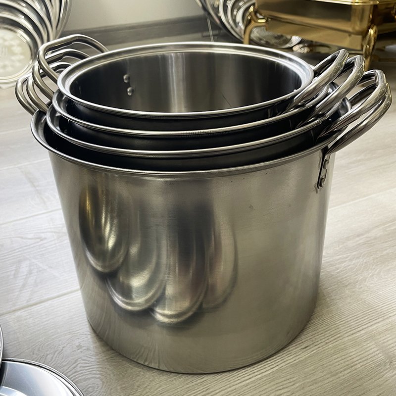 8 Pcs Stainless Steel Cookware Stock Pot Kitchenware Set Big Stock Pot Kitchen Cooking Ware