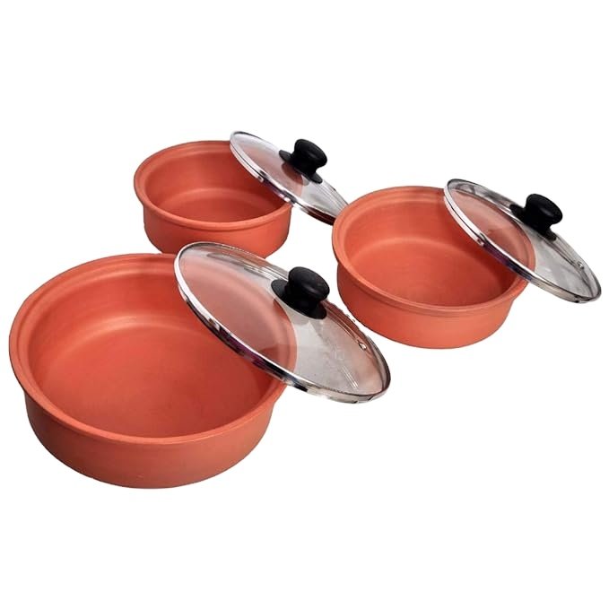 5 Liter Clay Pot With Lid For Rice, Curry & Soup