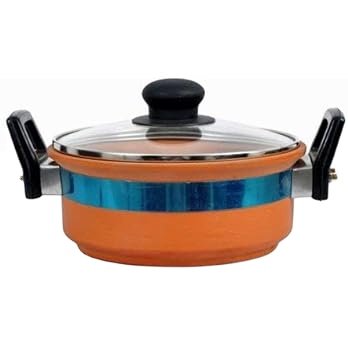 5 Liter Clay Pot With Lid For Rice, Curry & Soup